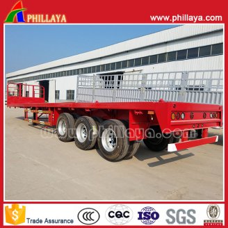 Flat Bed Style Container Semi Trailer