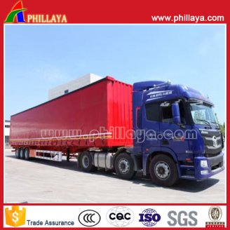 Side  pulling curtain  trailer