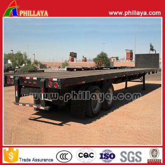 Flat Bed Style Container Semi Trailer