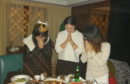The employee's birthday party, Nov 2015
